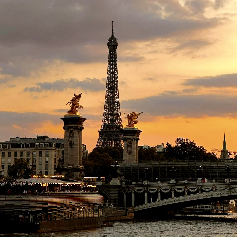 Eiffel Tower view from Seine River Cruise - AV Travel